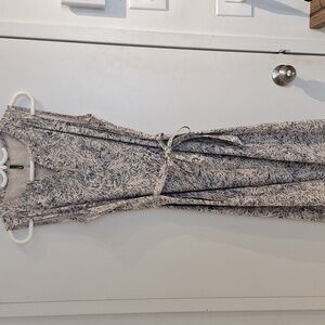 Royal Robbins Black and White Midi Dress